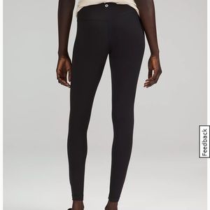 Lululemon size 6 align legging black 28” length